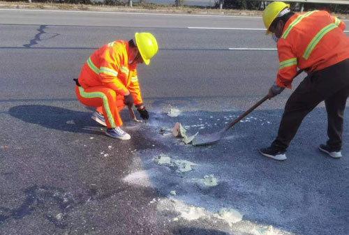 蚌埠公路下沉注浆加固